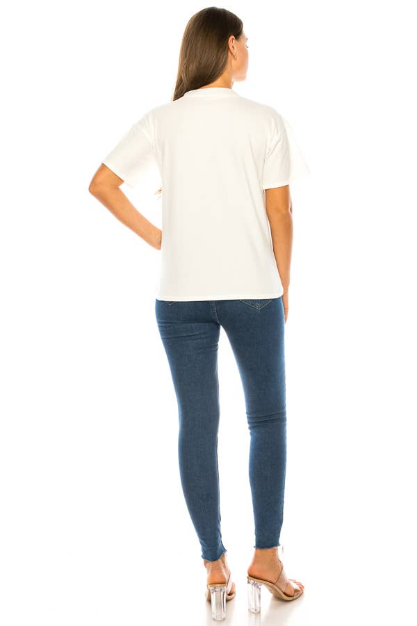 (ST2743)Pop Art T-shirts: Black / L